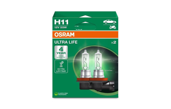 Osram Ultra Life H11, 12V55W (2 pièces)