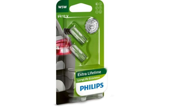 Philips 12961LLECOB2 W5W EcoVision 5W 12V - 2 pièces, Image 3