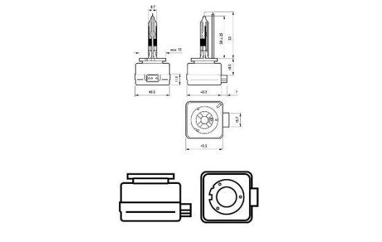 Ampoule, projecteur longue portée Xenon Vision, Image 3