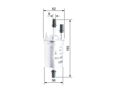 Bosch F3006 - Bensinfilter Auto, bild 2