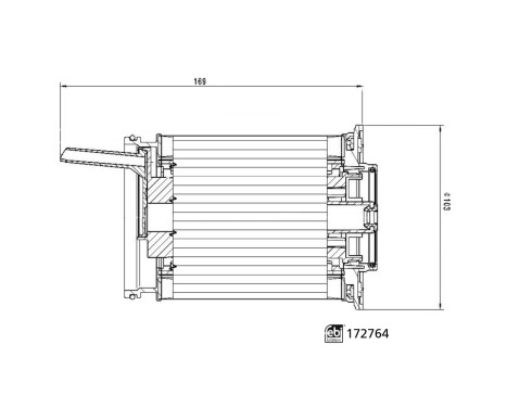 Bränslefilter 172764 FEBI