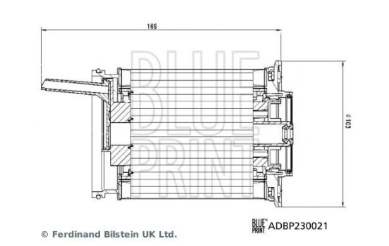 Bränslefilter ADBP230021 Blue Print, bild 2