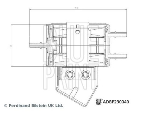 Bränslefilter ADBP230040 Blue Print, bild 3