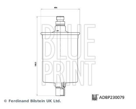 Bränslefilter ADBP230079 Blue Print, bild 3