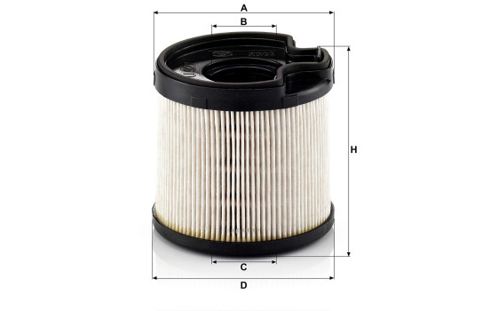 Bränslefilter evotop PU 922 x Mann, bild 2