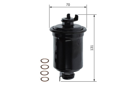 Bränslefilter F0109 Bosch, bild 6