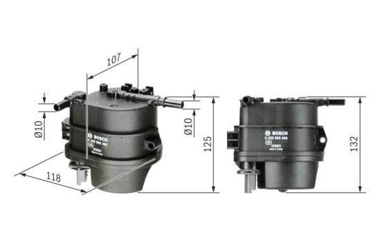 Bränslefilter F026402887 Bosch, bild 2