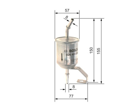 Bränslefilter F3026 Bosch, bild 5