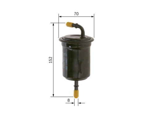 Bränslefilter F3755 Bosch, bild 5