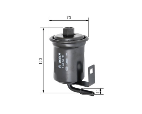 Bränslefilter F3757 Bosch
