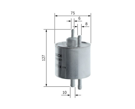 Bränslefilter F5001 Bosch, bild 6