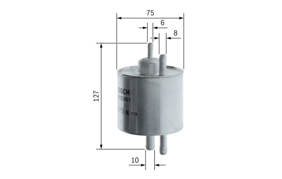 Bränslefilter F5001 Bosch, bild 6