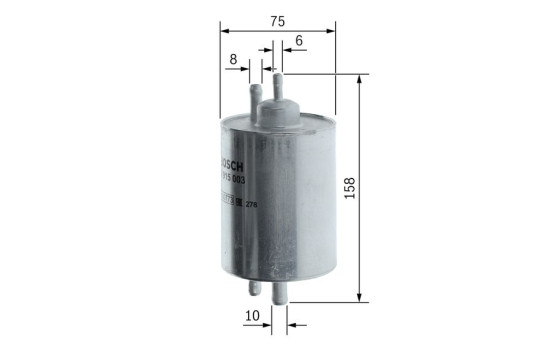 Bränslefilter F5003/1 Bosch, bild 7