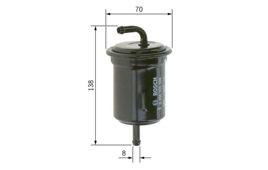 Bränslefilter F5986 Bosch, bild 6