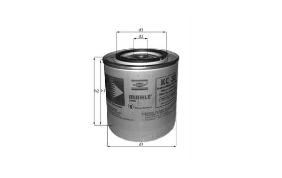 Bränslefilter KC 226 Mahle, bild 2