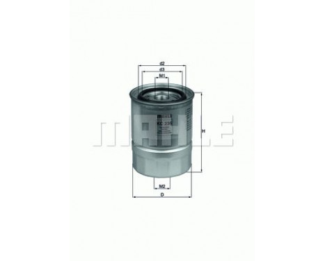 Bränslefilter KC 236 Mahle
