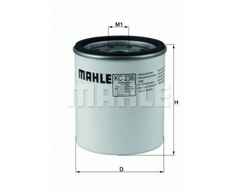 Bränslefilter KC 238D Mahle