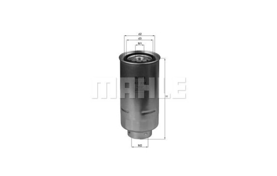 Bränslefilter KC 239 Mahle, bild 2