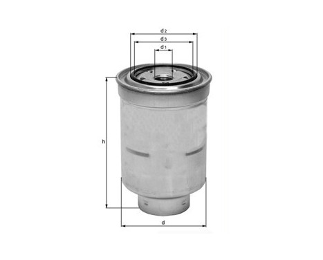 Bränslefilter KC 256D Mahle