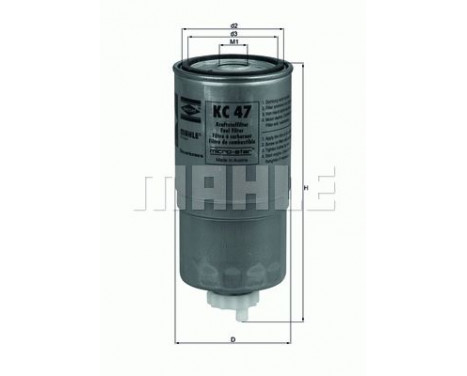 Bränslefilter KC 47 Mahle