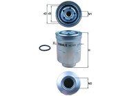 Bränslefilter KC 510D Mahle