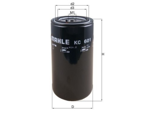 Bränslefilter KC 601 Mahle
