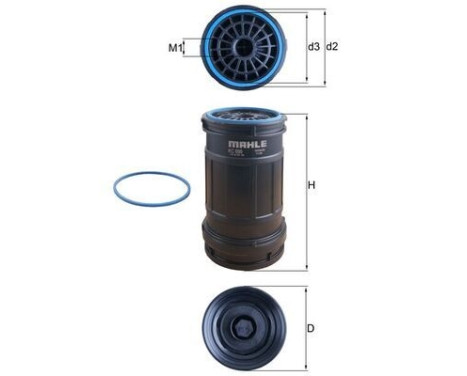 Bränslefilter KC 699D Mahle