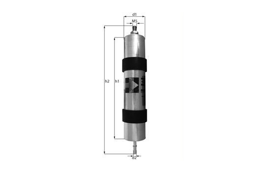 Bränslefilter KL 104/1 Mahle