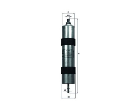 Bränslefilter KL 104 Mahle, bild 2
