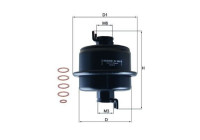 Bränslefilter KL 1051D Mahle