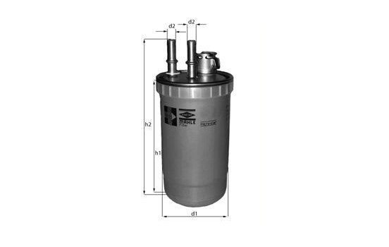 Bränslefilter KL 173 Mahle