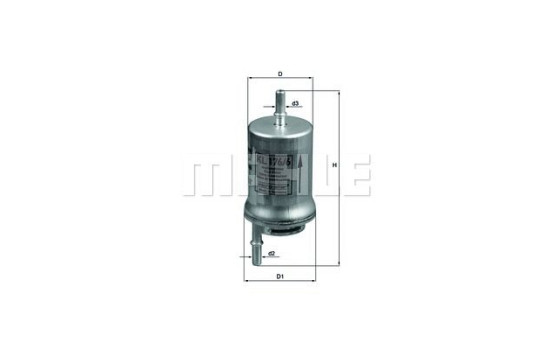 Bränslefilter KL 176/6D Mahle