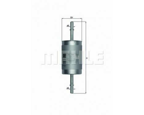 Bränslefilter KL 181 Mahle, bild 5