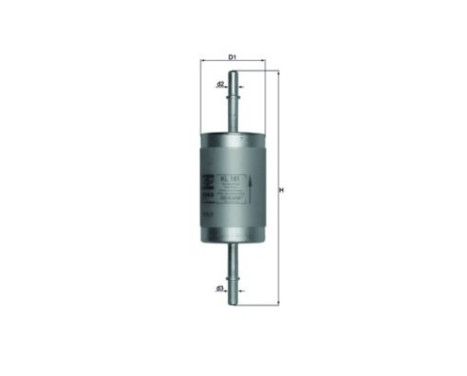 Bränslefilter KL 181 Mahle, bild 6