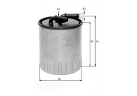 Bränslefilter KL 228/2D Mahle