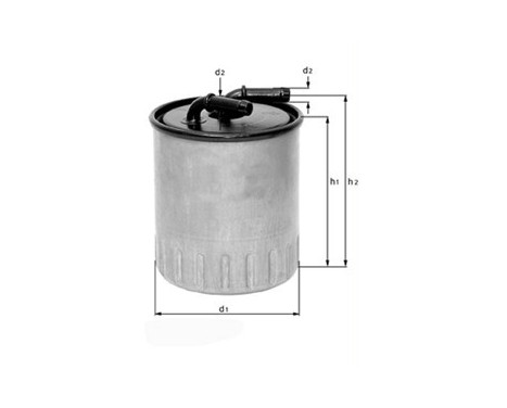 Bränslefilter KL 228/2D Mahle