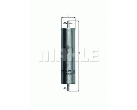 Bränslefilter KL 232 Mahle