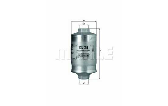Bränslefilter KL 25 Mahle, bild 5