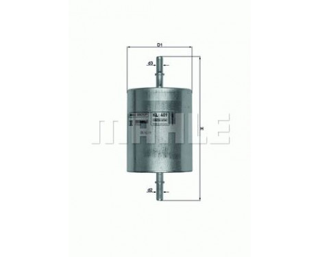 Bränslefilter KL 409 Mahle