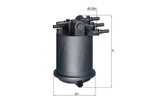 Bränslefilter KL 414 Mahle, bild 2