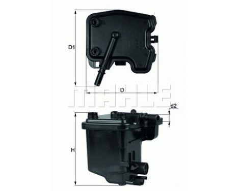 Bränslefilter KL 431D Mahle