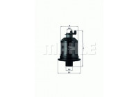 Bränslefilter KL 436 Mahle