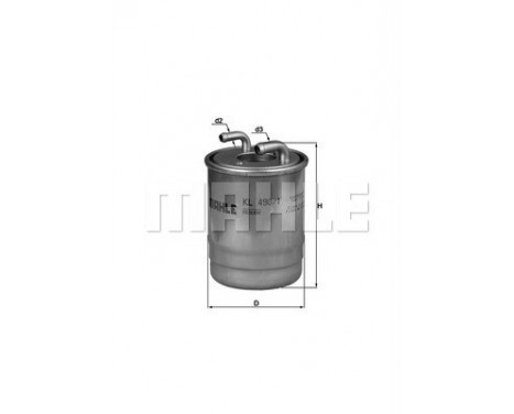 Bränslefilter KL 490/1D Mahle