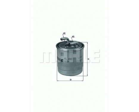 Bränslefilter KL 490D Mahle