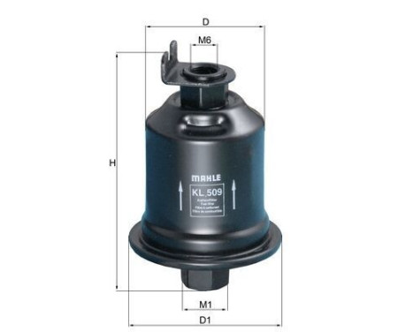 Bränslefilter KL 509 Mahle, bild 2