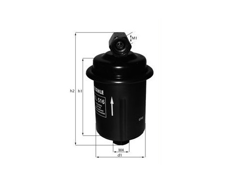 Bränslefilter KL 516 Mahle