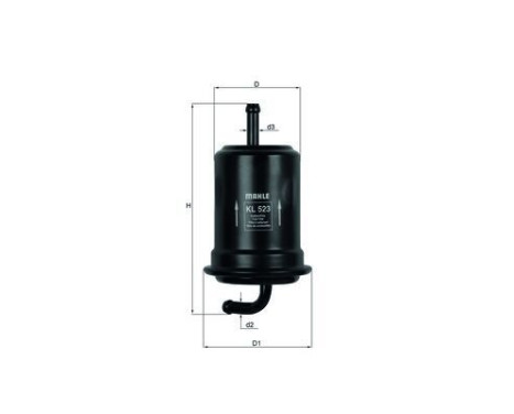 Bränslefilter KL 523 Mahle, bild 2