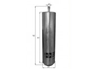 Bränslefilter KL 579D Mahle