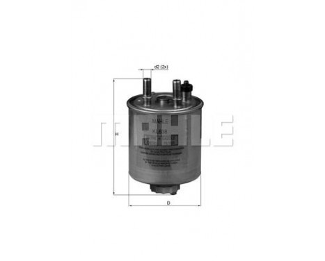 Bränslefilter KL 638 Mahle