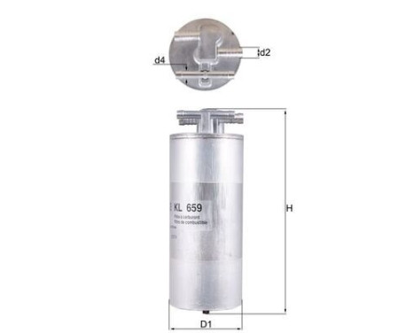 Bränslefilter KL 659 Mahle